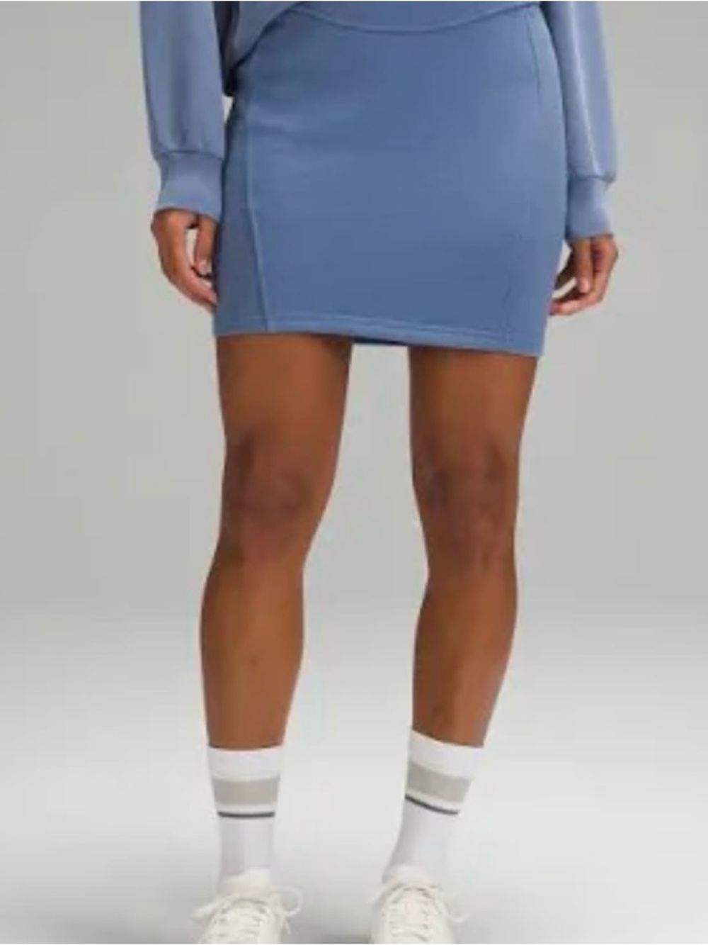 NWT lululemon athletica Scuba High-Rise Mini Skirt Mini Skirt Medium Oasis Blue